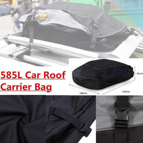 

130x100x45cm car roof bag roof bag rack cargo carrier luggage storage travel waterproof suv van for cars