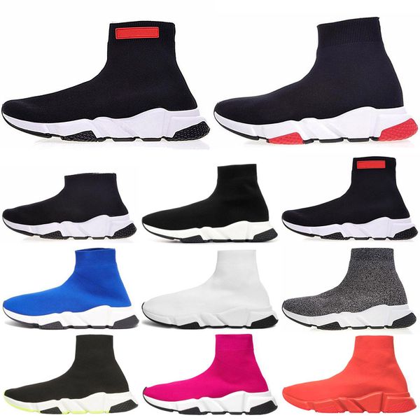 

2020 ace men women casual sock shoes speed trainer luxury designer triple black vintage socks sneaker classic casual shoes platform 36-45