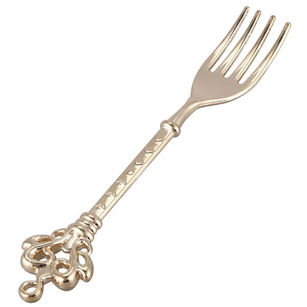 

кухня металл торты десерты ретро европейский стиль real форк gold color вилы