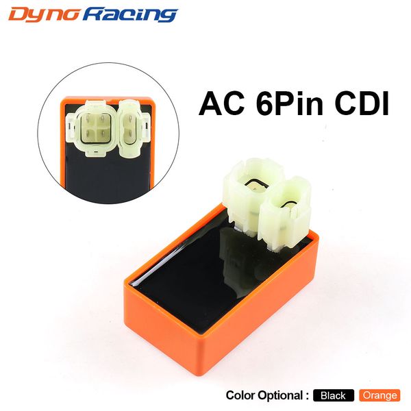 

racing 6 pin ac cdi ignition box for gy6 50cc 125cc 150cc moped scooter atv quad go kart buggy cdi lighter