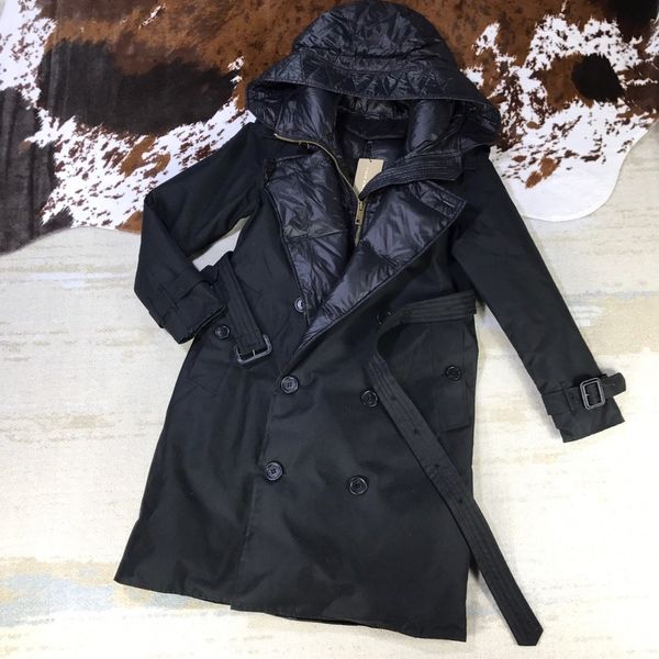 

2019 new winter coat hooded sided wear down coat 1029, Tan;black