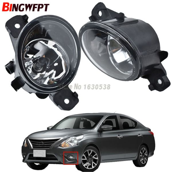 2 pcs Car styling Alto brilho luzes de nevoeiro LED DRL luzes Para Nissan Versa 2012-2015 Para NISSAN TEANA 2004-2014 Lâmpada de halogéneo