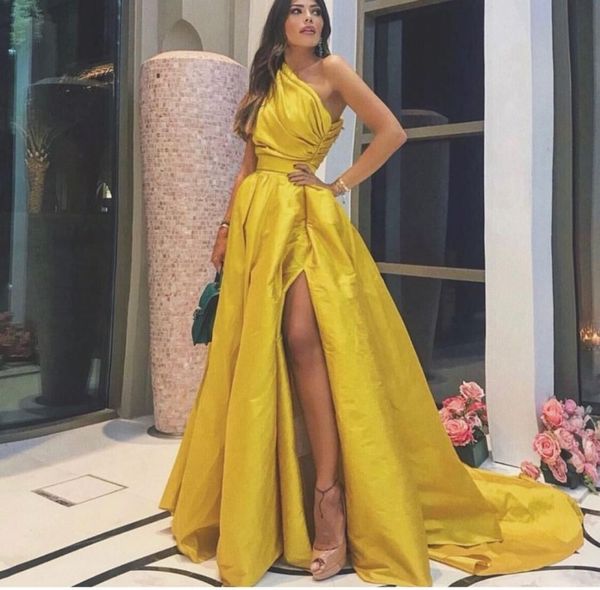 

бальное платье robe de soiree желтый пром вечерние платья, Black