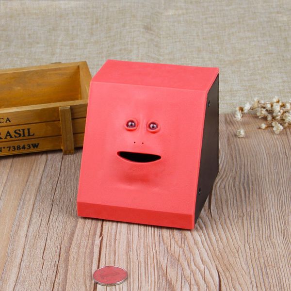 

money eating face box cute facebank piggy coins bank funny money coin saving bank children toys gift home decoration