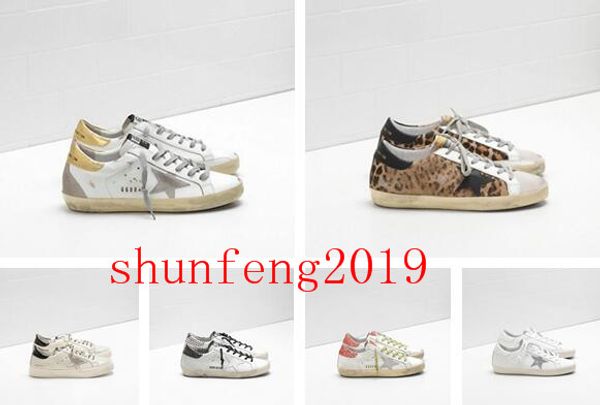 

golden gose db 2020 gdb old style sneakers genuine leather villous dermis casual shoes men/women luxury superstar trainer size 35-45 s9, Black