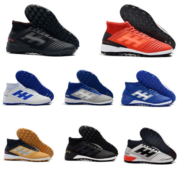 

2019 predator tango 19.3 tf ic indoor outdoor paul pogba pp turf high ankle 19 mens womens soccer shoes football boots cleats durable