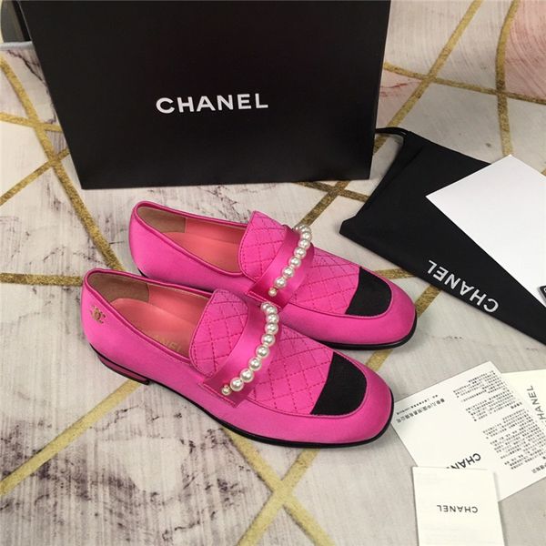 

fast delivery version women chanl fashion flat shoes platform women luxury casual shoes fashion women loafers, Black