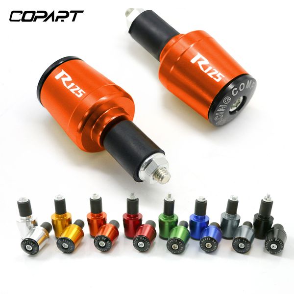 

for rc125 rc 125 2004-2019 2018 2017 motorcycle accessories cnc 7/8"22mm handlebar grips handle bar cap end plugs