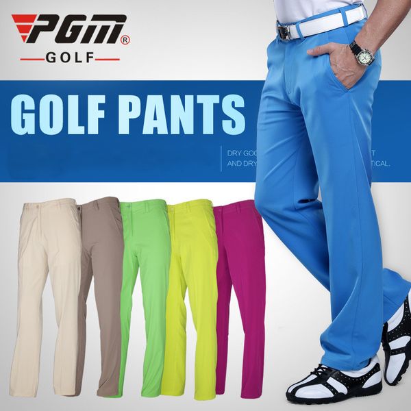 

pgm authentic golf pants men waterproof trousers soft breathable golf clothing summer sizes xxs-xxxl, Gary;green