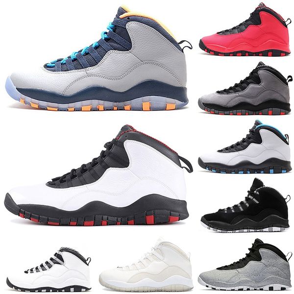 

2019 designer basketball shoes 10 10s bobcats white black grey westbrook class of 2006 chicago im back mens athletic sports sneakers 7-12