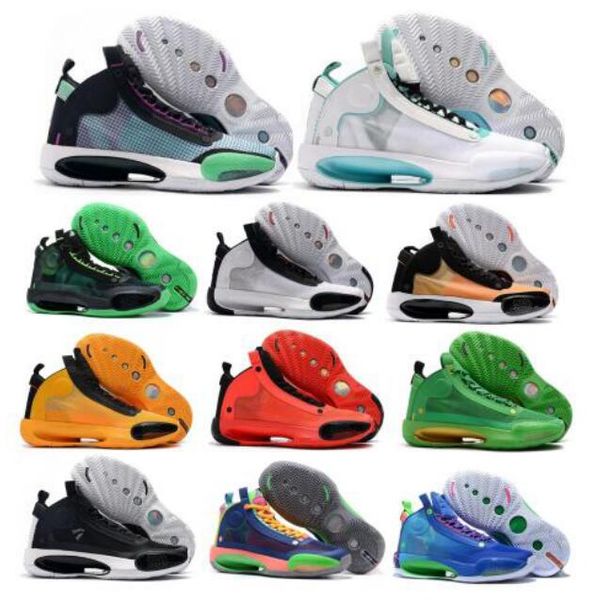 

горячая 34 34s мужская обувь basketabll кроссовки инфракрасный 23 eclipse blue void чикаго китайский новый год снежный барс желтые корзины к