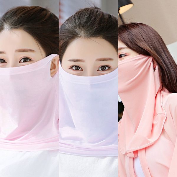 

ayvmn magic scarf windproof cycling scarf fishing protection face mask outdoor climbing hiking ski uv headwear bandana tube neck scarf balac, Black