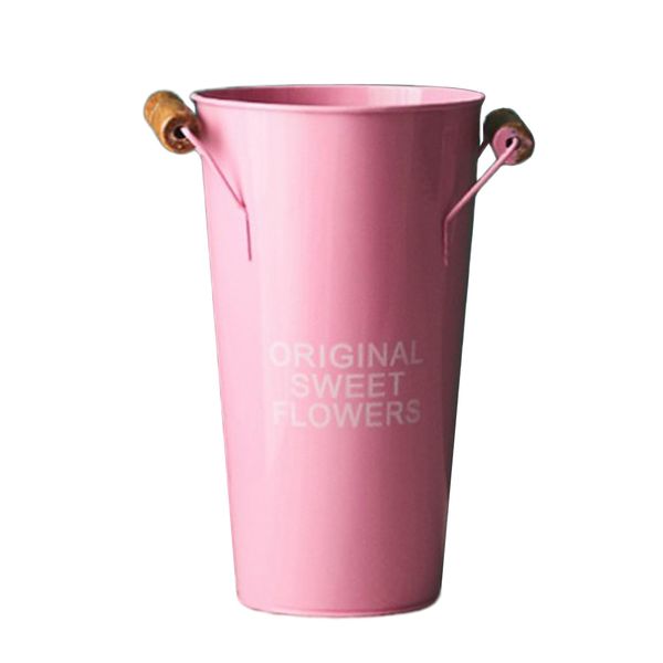 

creative dry flowers bucket dried flowers vase for home garden store decor