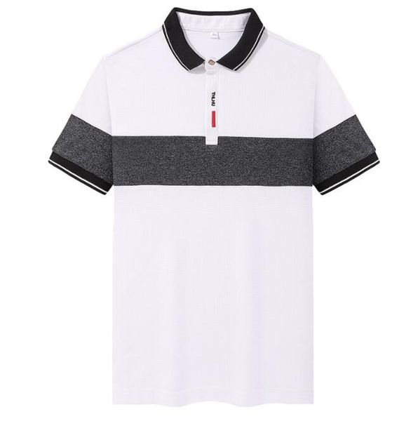 

роскошные мужские рубашки поло мода марка поло для мужчин футболки лето конструктора mens tops одежды 3 цвета m-4xl оптовые, White;black