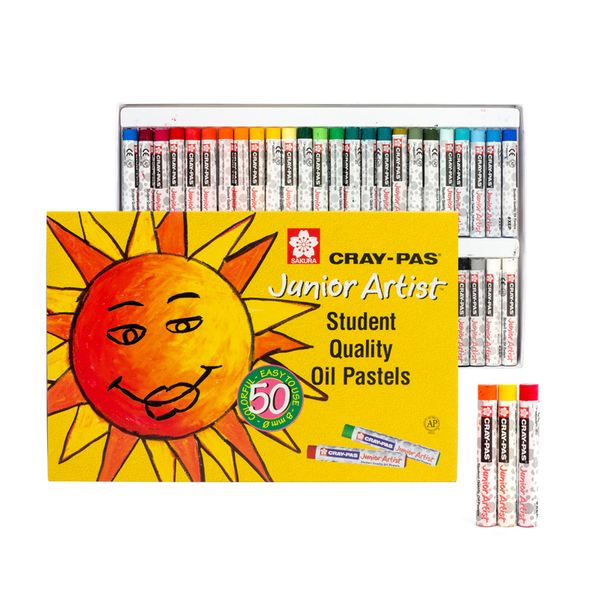 

sakura children's oil painting stick 12/16/25/36/50 color graffiti crayon suit