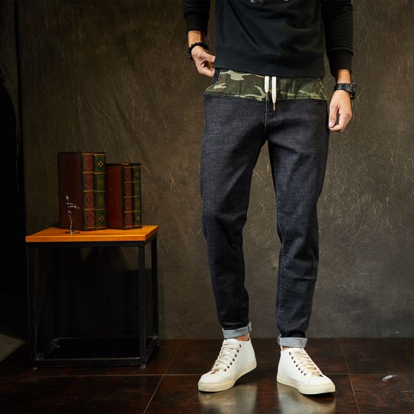 

большой размер мужских джинсов, Blue