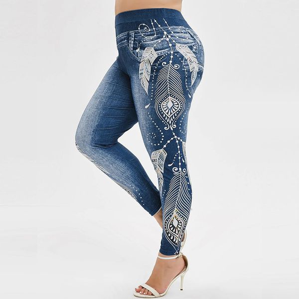 

nibesser plus size s-3xl women high waist yoga pants jeans 3d printed fitness leggings slimming gym sports tights running wear, Black