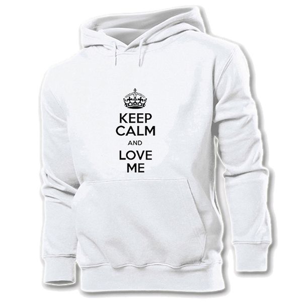 

designer men hoodies keep calm and love me sleep zzz carry one pink men's cotton graphic hoodie sweatshirt personality hooded pullover, Black