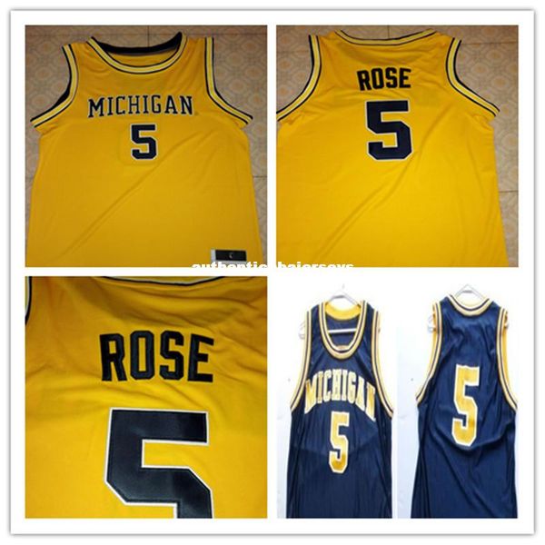 

jalen rose 5 michigan state basketball jersey throwbacks yellow custom any size,number and name stitched xxs-6xl, Black;blue