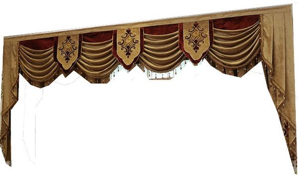 

new european style curtain fabric embroidery curtains for living dining room bedroom valance