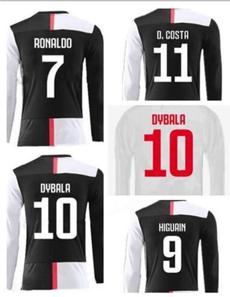 

Customized 19-20 7 Ronaldo long sleeve Soccer Jerseys shirts,10 DYBALA 9 HiguaaIn Custom Soccer sports jerseys near me,fan clothing jerseys