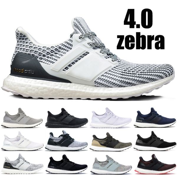 

stylist ultra boost 3.0 4.0 running sneakers men women zebra core black navy multi color legend ink ultraboost sport shoes 5-11
