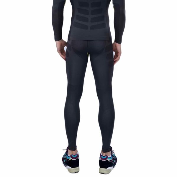 

новое прибытие комфортное мужчины спорт бег tight тонкий брюки длинные поножи под брюк новый, Black;blue