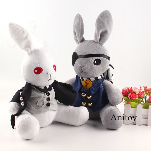 

аниме kuroshitsuji black butler плюшевые куклы кролик cosplay ciel phantomhive мягкая игрушка для детей 32см y200703