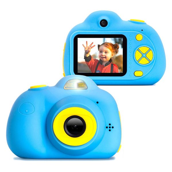 

2 inch hd screen chargable digital mini camera kids cartoon cute camera toys child birthday new year gift