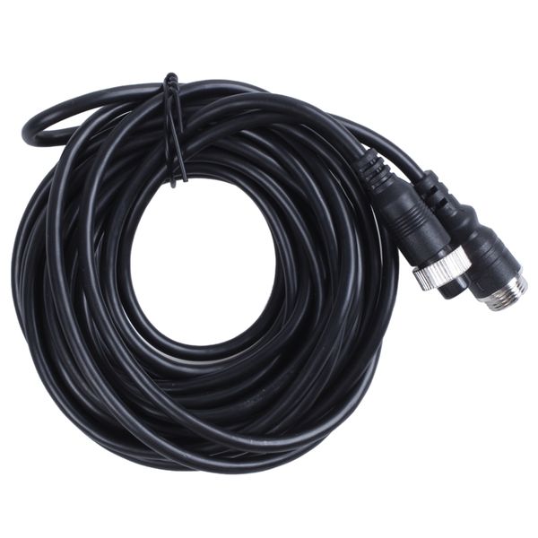 

5m black 4 pin connector m/f power cable for car monitor system