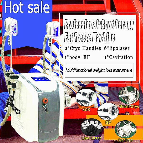 

2020 seller cryolipolysis fat ing machine skin tightening ultrasonic liposuction rf skin lifting cavitation cryolipolysis machine