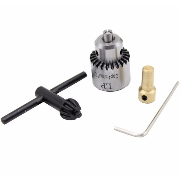 

electric drill grinding mini drill chuck key keyless chucks 0.3-4mm capacity range w/ 3.17mm shaft connecting rod