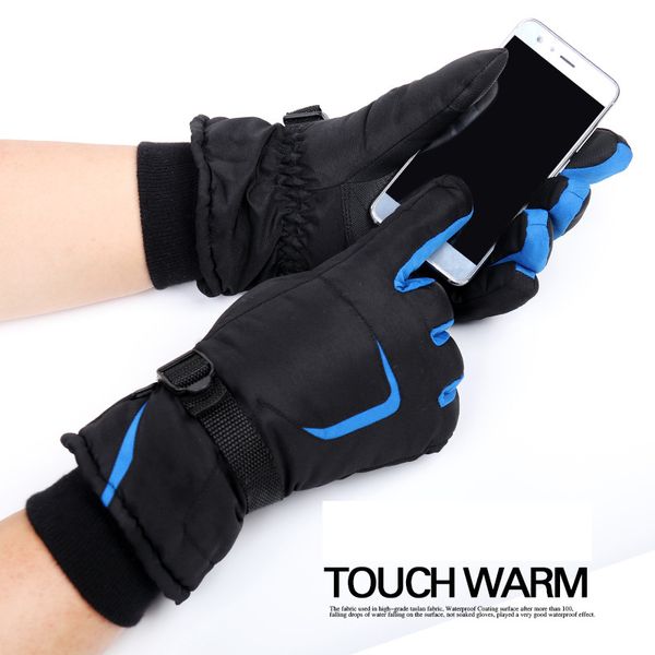 

2018 new arrivals snowboard gloves touch screen waterproof outdoor cycling glove warm snow glove guantes nieve mujer ski gloves