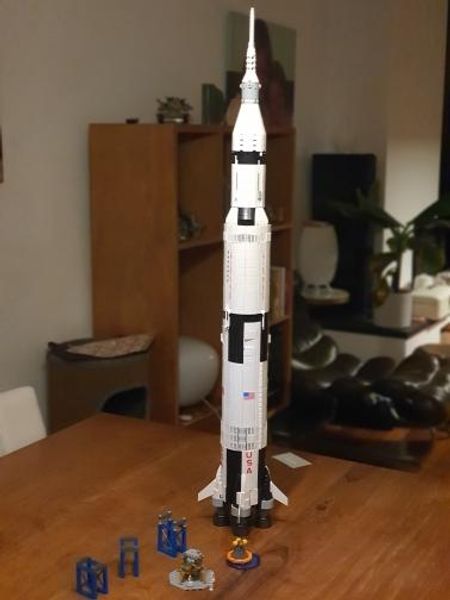 

37003 аполлон сатурн v космическая ракета-носитель сша ракета 16014 модель строительные блоки игрушки для детей совместимость 10231 21309