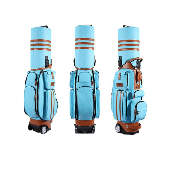 

pgm large capacity golf standard bag air carrier bag retractable ball package multi-function cover with hard shells d0088