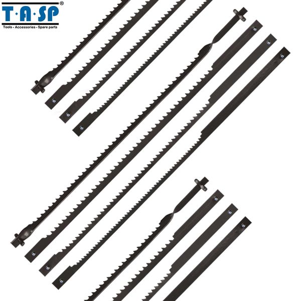 

tasp 12pcs 4" 105mm pinned scroll saw blades wood cutting blade for dremel moto saw