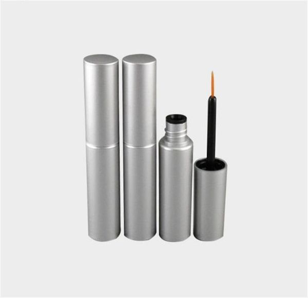 

200pc lot 8 0ml uv matte ilver co metic pla tic bottle packaging empty eyeliner bottle liquid ink tube