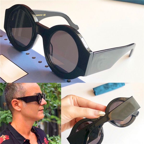 

new designer sunglasses retro simple round frame 0630 protection uv protection 400 outdoor glasses quality, White;black