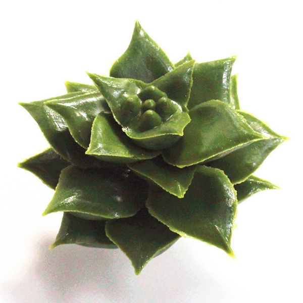 

green flocking artificial succulents plants bonsai deskfake plants valentine's day wedding decoration