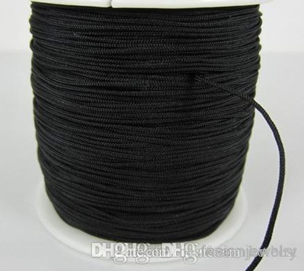

wholesale 160m/170yards/lot balck chinese knot string nylon cord rope for good bracelet y2311 k35, White;red