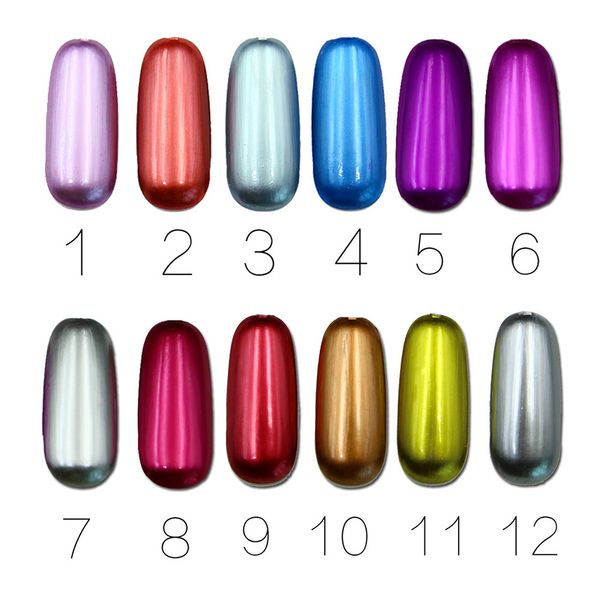 

mirror effect nail polish diy 3d multicolor nail art decoration cun 668