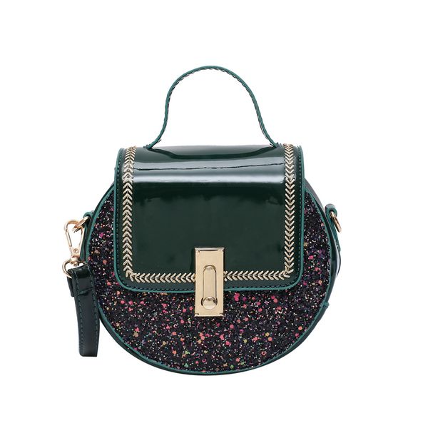 

patent leather sequins small crossbody bags for women 2019 lady shoulder messenger bag female fashion handbags