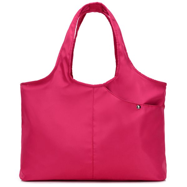 

waterproof nylon women shoulder bag large capacity multiple layers gift casual work lightweight gym portable multifunction tote