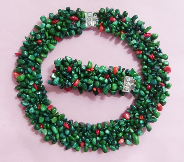 

df-288 # самый популярный в этом году коралловое ожерелье, 01, Silver