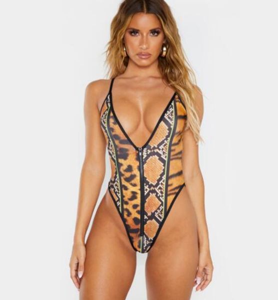 ragazza Grande stampa bikini raccolta confezione rigida donna divisa costumi da bagno cinturino con coulisse sexy un pezzo grasso yakuda set bikini eleganti e flessibili