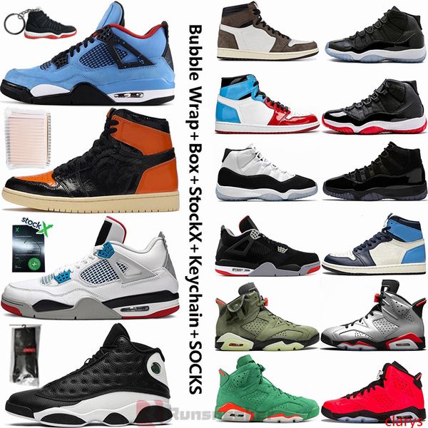 

jumpman basketball sneakers 4 cactus jack 4s what the 11 11s bred concord 6 travis scotts 1 1s fearless obsidian 14 mens basketball shoes