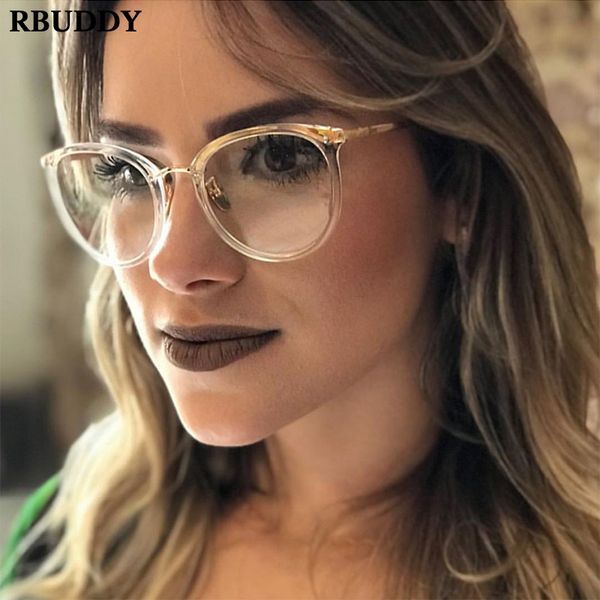 

fashion transparent round glasses clear frame women spectacle myopia glasses men eyeglasses frame nerd optical frames clear, Black