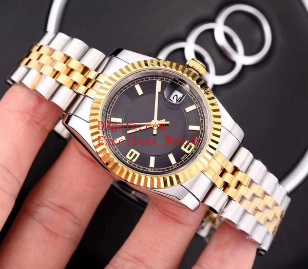 

5 colour quality new watches 36 mm 126334 116200 116233 stainless steel asia 2813 movement automatic watch watches christmas, Slivery;brown