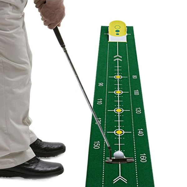 

professional portable roll up accurate golf club putrainer putting green mat simulator indoor outdoor training aid equipment