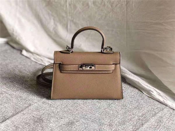 

designer-luxury handbag purse hams genuine leather 20cm kily purses bag women fashion totes shoulder crossbody bags
